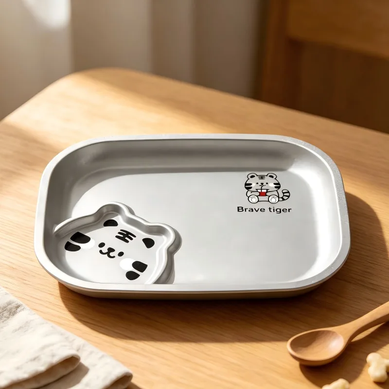 Snow-Grey Kids Tableware Series